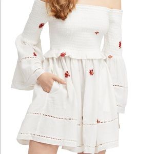 TRADE: free people Counting Daisies Embroidered dress
